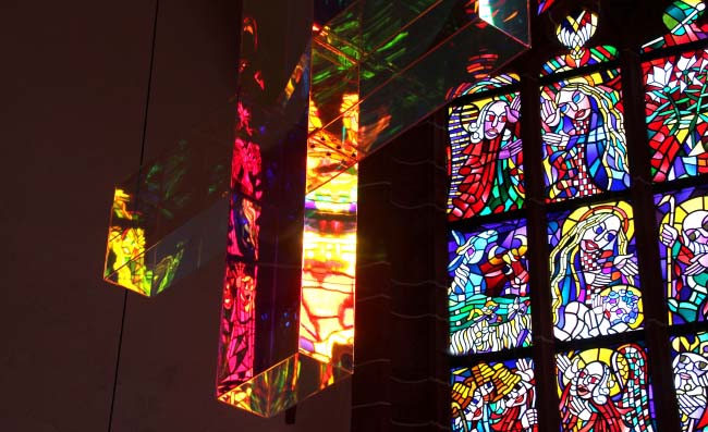 Lichtkreuz von Ludger Hinse in St. Blasii, Nordhausen